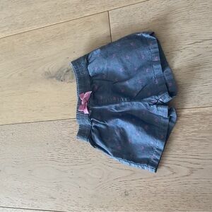 Carter's Blue Shorts with Pink Polka Dots